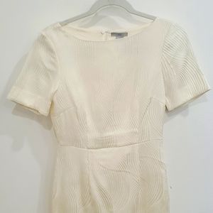 H&M Cream Print Dress Size 6